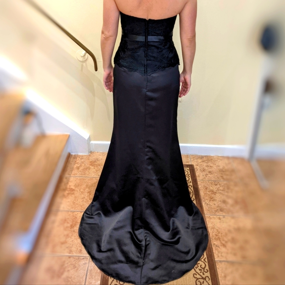 COPY - Column evening gown black